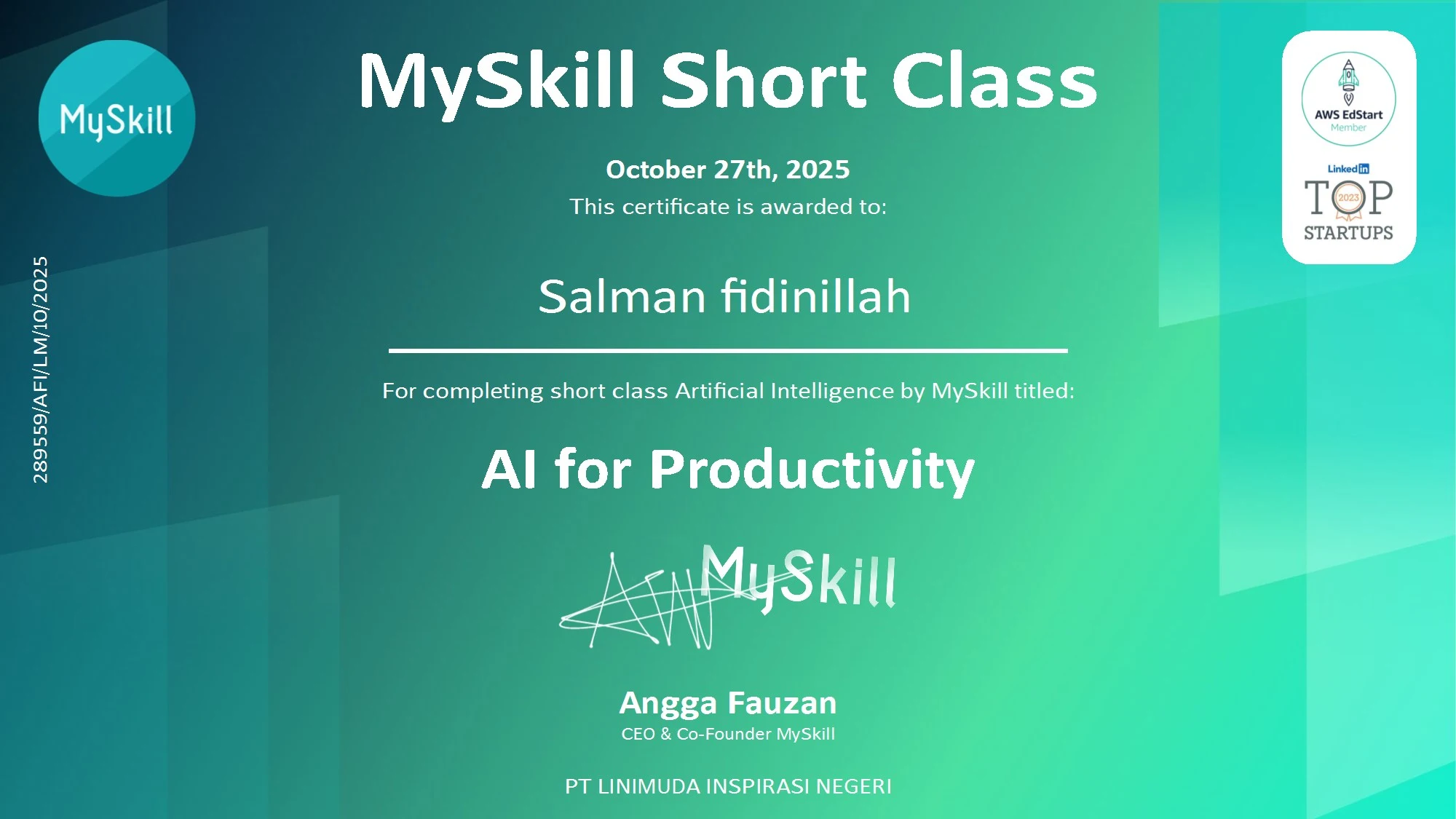 MySkill AI for Productivity